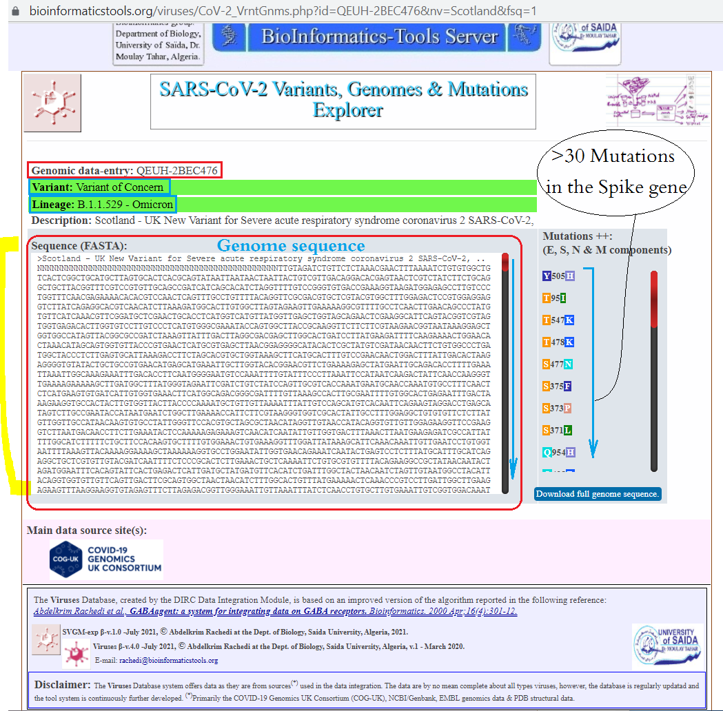 Image 4. View 2: "
						Omicron variant (B.1.1.529) genome sequence and mutations<br>
						Details are available in the SVGM-Explorer accessed here: <a href="https://www.bioinformaticstools.org/viruses/CoV-2_VrntGnms.php" 
						target="_blank">https://www.bioinformaticstools.org/viruses/CoV-2_VrntGnms.php</a>
						"